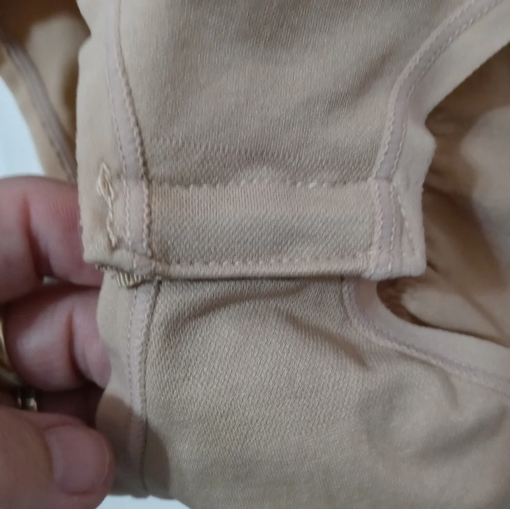 Kathy Ireland Intimates beige Body toning Power Shape Butt lift Shapewear lg